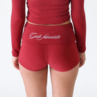 ‘Halo’ Shorts - Burgundy